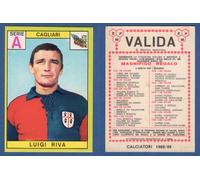 FIGURINA CALCIATORI PANINI 1968/69 - NUOVA/NEW - RIVA - CAGLIARI (BIS)