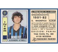 FIGURINA CALCIATORI PANINI 1981/82 - NUOVA/NEW N.184 ALTOBELLI - INTER