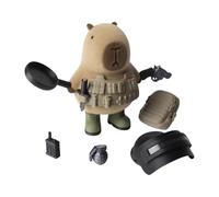 Figurina Capybara, Animali In Resina, Roba Da Capybara, Capybaras Stampati In 3D, Ornamenti Di Decorazioni Magnetiche, Simpatici Centrotavola Da Tavolo Per Mensole Per Auto Del Cruscotto Studio