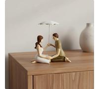 Figurina Coppia Matrimonio Materiale in Resina Statuetta Sposi