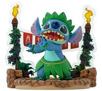 Figurina da collezione Abystyle Studio Stitch Hula Dance PVC dipinta base decorata Blu bicolore - Nouvo