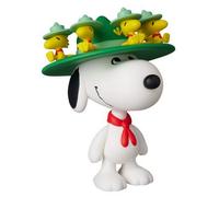 Figurina da collezione Medicom Peanuts, Snoopy e Woodstock (8 cm)