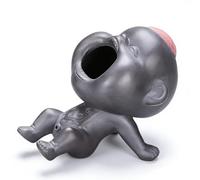 Figurina da tè in sabbia viola - Bambino che fa pipì, accessorio creativo per casa ufficio tavolo da tè, ornamento per set Kung Fu, regalo per amanti del tè,B