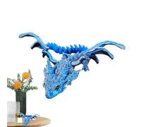 Figurina del drago, drago giocattolo - Figure di drago volante flessibili stampate in 3D - Creativi Creative, Movable Joints Executive Desk Fidget Toys per Home Office