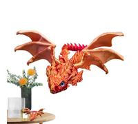 Figurina del drago, drago giocattolo | Figurina del drago volante realistico,Giunti mobili, Desk Executive Giocattoli per bambini, adulti, collezionisti