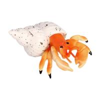 Figurina del granchio eremita - Animal Toy per bambini | Modello di animale marino a forma di granchio Simulazione creatura marina Ornamento educativo per bambini