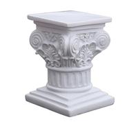 Figurina della colonna Grecaa - Scultura del pilastro greco in resina | Restruire l'artigianato vintage desktop usura | Decorazioni da tavolo da pilastro romano statua della colonna per la cena