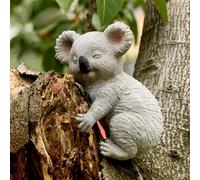 Figurina della statua del giardino degli animali, ornamenti del koala animale