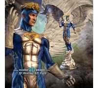 Figurina Di Angelo (X-Men) In Stampa 3D In Resina 18Cm (Non Dipinta)