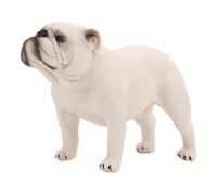 Figurina di Animali Giocattolo Modello di Cane Vivido Ottimo per Giochi di Ruolo per Bambini, Artigianato Squisito, Adatto per la Decorazione del Soggiorno (bulldog in piedi)