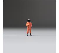 Figurina di Astronauta in Miniatura Dettagliato per Diorami