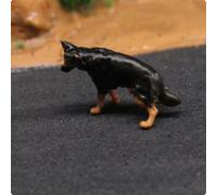 Figurina Di Cane In Scala 1/64, Oggetto Di Scena, Mini Modello Di Cane Pronto