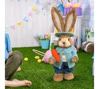 Figurina di Coniglio di Pasqua di Paglia, Scultura di Pasqua con Statua di