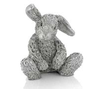 Figurina di coniglio nocciola in peltro della collezione Classics rifinita a man