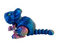 Figurina Di Criceto Articolato Stampato In 3D - Giocattolo In Miniatura Con Giunto Mobile | Simpatico Ornamento Per Cruscotto 'auto E Decorazione Per La Scrivania Di Casa Animali Domestici Flessib