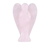 Figurina di Crystal Angel - Pietra artigianale, promuove l'energia e la meditazione positive, il ricordo del Guardian Angel per la tranquillità, alto 50 mm, ideale per i propri (type 2)