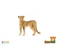 Figurina di ghepardo snello 8 cm - modello realistico in plastica