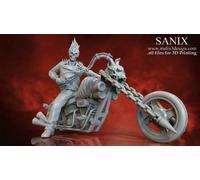 Figurina Di Ghost Rider In Stampa 3D In Resina 18Cm (Non Dipinta)