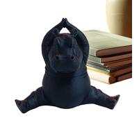 Figurina di ippopotamo - Statue da collezione Yoga | Scultura di animali decorativi per scrivania, scaffale, mensola, camera da letto, soggiorno, ufficio, negozio, festa, dormitorio, display da t