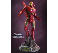 Figurina Di Iron Man In Stampa 3D In Resina 18Cm (Non Dipinta)