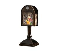 Figurina Di Lanterna Musicale- 5x10x18cm La Scatola Musicale Di Natale, Il Globo Di Neve Musicalee Rotante, Globi Di Neve Per Il Natale | accessorii Decorativi Per La Festa Invernale Famiglia Casa
