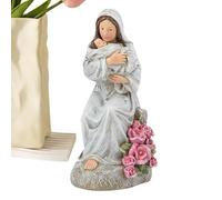 Figurina Di Madre Che Tiene Il Figlio,Statua Decorativa Con Luce - Figurina In Resina Con Luce LED Per La Festa Della Mamma Per Vetrina O Libreria