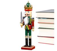 Figurina di Nutcracker - NATALE NAMBINE, arredamento di alberi di Natale, schiaccianoci per bambola soldata Figura natale, arredamento per la casa marionetta forniture per feste per finestre scaffali
