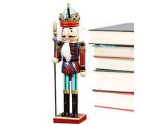 Figurina di Nutcracker - NATALE NAMBINE, arredamento di alberi di Natale, schiaccianoci per bambola soldata Figura natale, arredamento per la casa marionetta forniture per feste per finestre scaffali