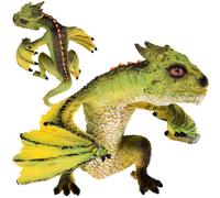 Figurina Drago Verde Giocattolo Fiabesco