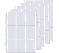 Figurina Epée et Bouclier,540 Buste per Carte, Single side pocket, Album da 30 Pagine di Carte collezionabili Portafogli