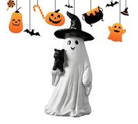 Figurina fantasma di Halloween - arredamento della tavola in resina | Scultura spettrale per desktop, tavoli da pranzo, ingresso, gabinetto, libreria | Decorazione di Halloween al coperto per casa, uf