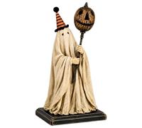 Figurina fantasma in stile vintage Decorazione Spettrale in Resina Rustica