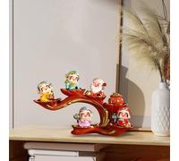 Figurina Fengshui del Dio della fortuna per la decorazione della casa della