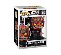 Figurina Funko Pop! Star Wars Impressions Darth Maul FUN90294 Bobblehead vinile testa sovradimensionata spada doppia Base nera Box #813 - Nouvo