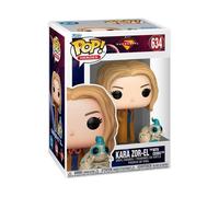 Funko POP! Movie: Supergirl - Kara Zor-El with Cedric - Figura in vinile da collezione - Idea regalo - Prodotto ufficiale - Giocattoli per bambini e adulti - Modello di figura per collezionisti