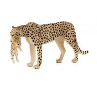 Figurina Ghepard con Cucciolo Realistica
