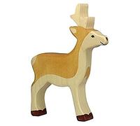 Figurina in Legno Capriolo maschino