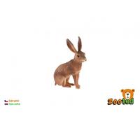 Figurina in plastica di lepre europea 6 cm