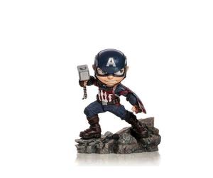 Figurina - IRON STUDIOS - Mini Co. Deluxe - Marvels Avengers : Capitan America - PVC - 15 cm - Nouvo
