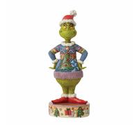 Figurina Maglione Natalizio Brutto Del Grinch Di Dr. Seuss, 8.66"