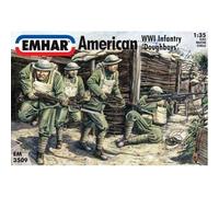 Figurina Maquette D'Infanteria Americana Us Ww1 "Doughboys"