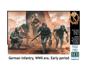 Figurina Maquette D'Infanteria Tedesca Era Wwii Periodo Iniziale