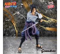 Banpresto Sasuke Uchiha Naruto Shippuden - Grande 24 cm - BP89927P Multicolore - Figura da collezione - Ideale per i fan degli anime