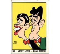 figurina OK VIP panini 1973 New # 125 JERRY LEWIS - DEAN MARTIN