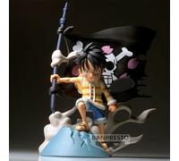 Figurina One Piece WCF Luffy Log Stories Drum Island Banpresto Nuova Manga 8Cm