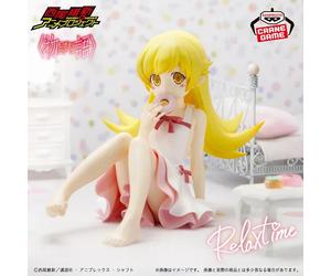 Figurina Oshino Shinobu Relax Time Monogatari Banpresto Anime PVC 2025