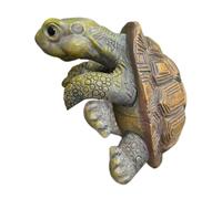 Figurina Per Cantiere Di Tartaruga - Adorabile Decorazione Per Fioriere Per Rettili In Sospeso | Ornamento Di Clinger Pentola Resistente Alle Intemperie, Mini Statua Animale Per Portico Paesaggio Del