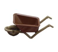 Figurina Per Carriola Giocattolo - Mini Carriola Agricola, Carrello Di Simulazione Minuscolo | Strumento Paesaggistico Per Paesaggi Di Bambola Estesa, Oggetto Di Scena Decorativo Per Il Display Per La
