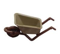 Figurina Per Carriola Giocattolo - Usa Lo Strumento Da Giardino Fata, Carrello Mini Yard | Accessorio Per Carriola Rustico Per Il Paesaggio Del Ponte Display Porch Piantatrice Di Piante Di Bamb