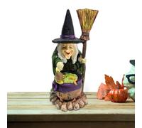 Figurina per Le Streghe della Statua del Mago - Halloween Witch Decor, Halloween Witch Figurine | Resin Halloween Witch Ornament, Ornament da tavola per Feste a Tema Halloween, decorazio